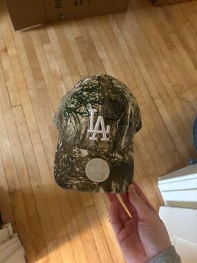 Los Angeles Dodgers Camo Baseball Cap Hat